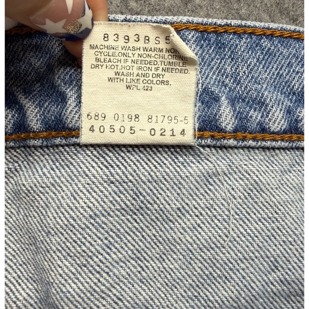 Vintage Levis 505 Orange Tab Jeans Mens 38x30 Light Wash Straight Leg 40505-0214
